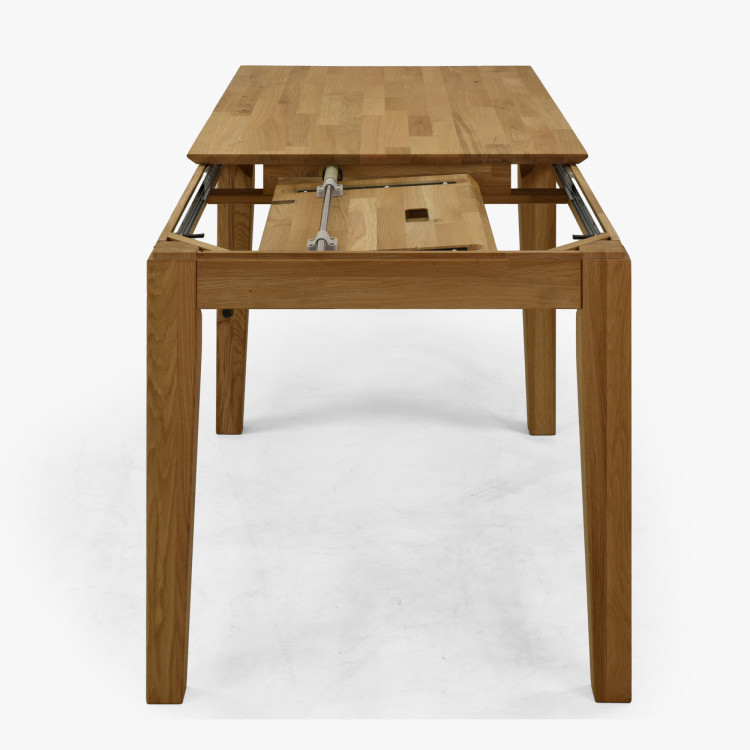 Eiche Tisch mit Auszug 120 x 80 cm