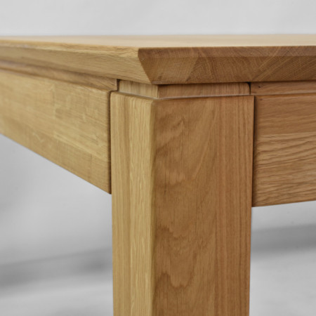 Eiche Tisch mit Auszug 120 x 80 cm