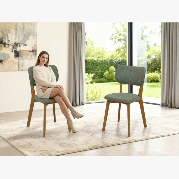 Polsterstuhl Easy Clean in matter Farbe