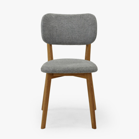 Čalouněná Esszimmerstuhl Easy Clean in der Farbe Grau