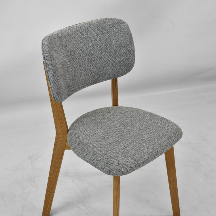 Čalouněná Esszimmerstuhl Easy Clean in der Farbe Grau