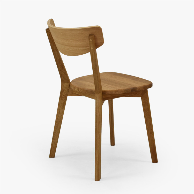 Dubicher Stuhl Hanka – massiver Esszimmerstuhl