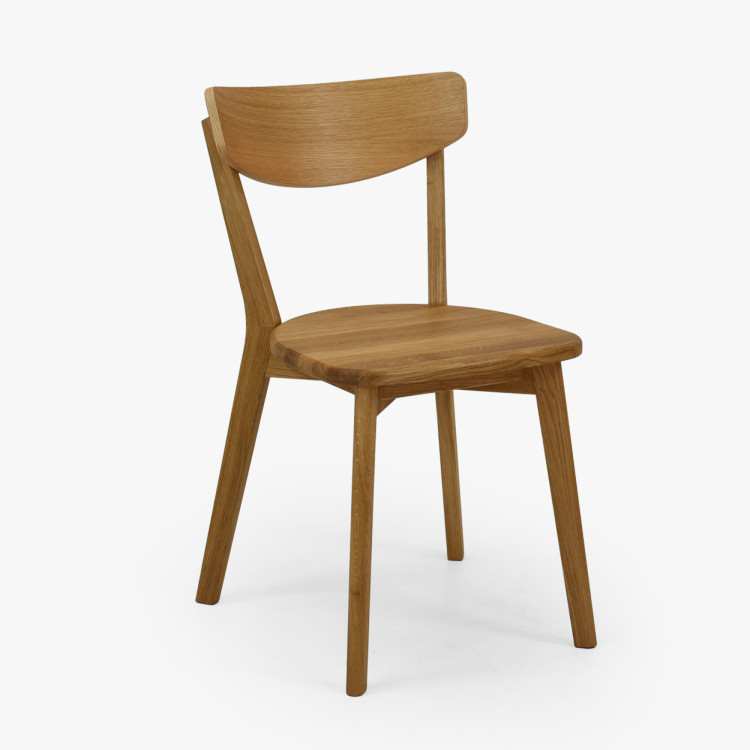 Dubicher Stuhl Hanka – massiver Esszimmerstuhl