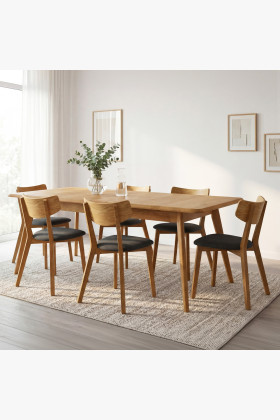 Jídelní sestava Bratislava 180 × 90 cm se židlemi Jonathan