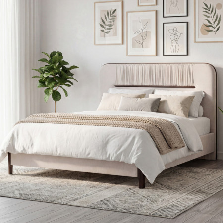 Gepolstertes Doppelbett 180x200 cm mit Stauraum