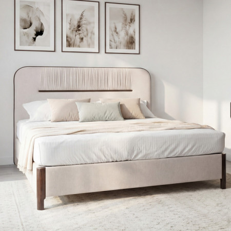 Gepolstertes Doppelbett 180x200 cm mit Stauraum