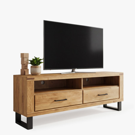 Tv-Kommode Eiche auf Metallbeinen 138 cm, Martina