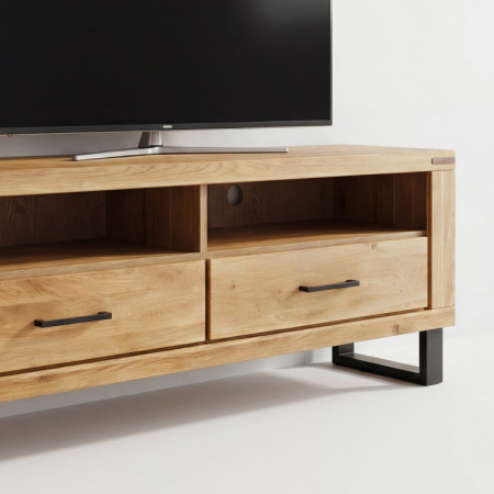 Tv-Kommode Eiche auf Metallbeinen 138 cm, Martina