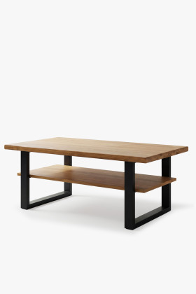 Konferenztisch 115 x 65 cm Eiche mit Ablage, Martina 2