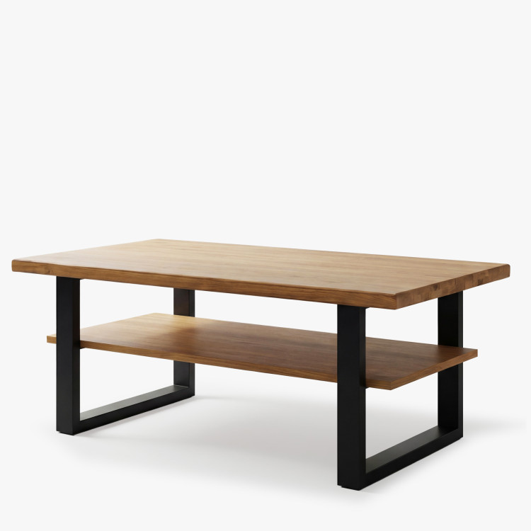 Konferenztisch 115 x 65 cm Eiche mit Ablage, Martina