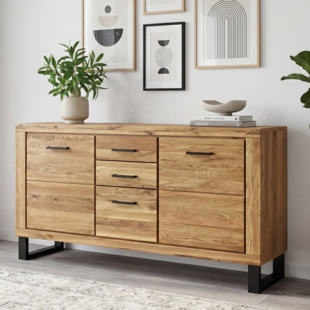 Kommode für das Schlafzimmer Eiche auf Füßen, Martina