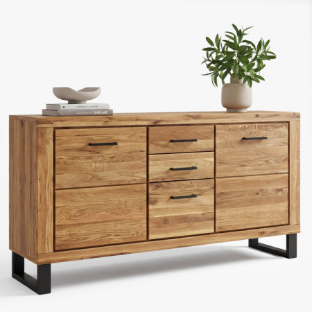 Kommode für das Schlafzimmer Eiche auf Füßen, Martina