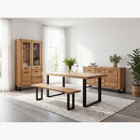 Kommode für das Schlafzimmer Eiche auf Füßen, Martina