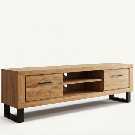 Obývací stěna Martina Eiche massiv + Furnier