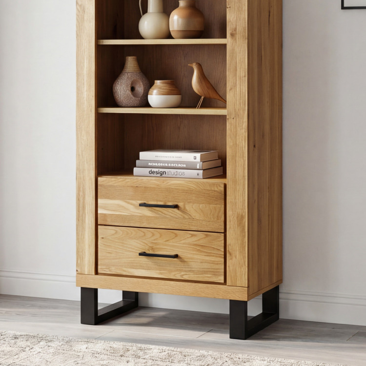 Obývací stěna Martina Eiche massiv + Furnier