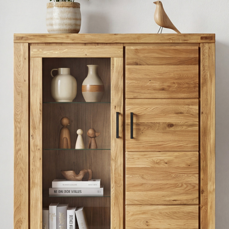 Nábytek do obývacího pokoje Martina Eiche massiv + Furnier