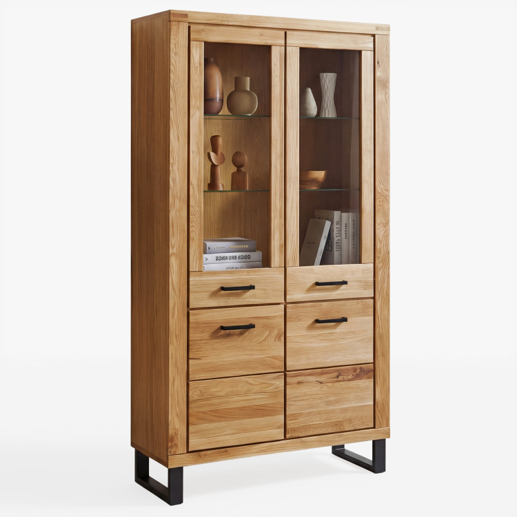 Obývací stěna Martina Eiche massiv + Furnier