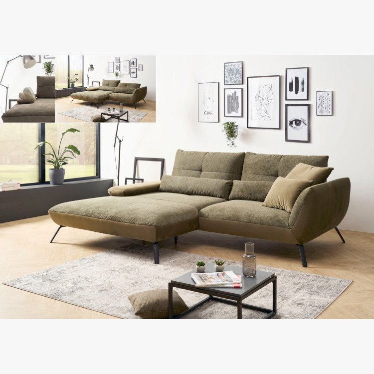 Modulare Eckgarnitur DOVER - linke Ecke