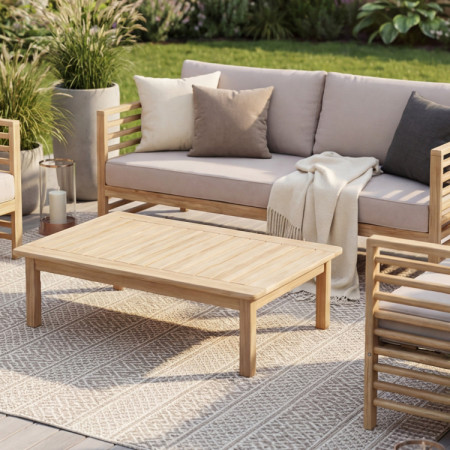 Gartenmöbel, Akazie - Sessel und Bänke, Delphi