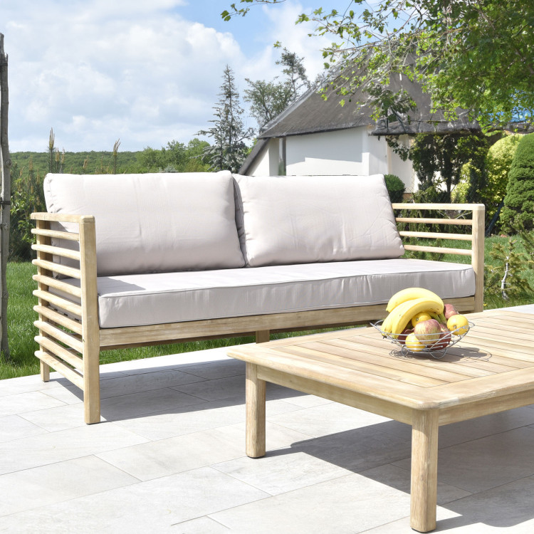 Gartenmöbel, Akazie - Sessel und Bänke, Delphi