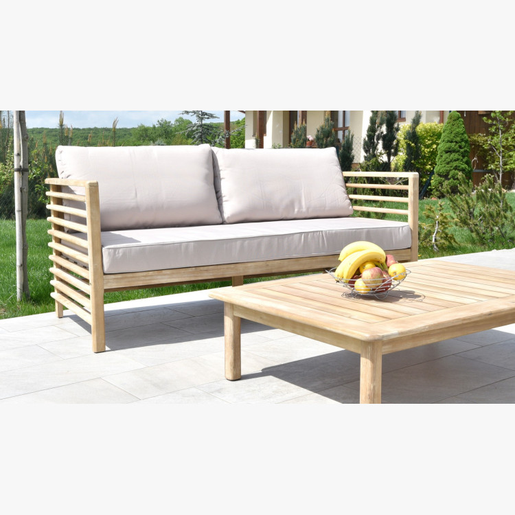 Gartenmöbel, Akazie - Sessel und Bänke, Delphi