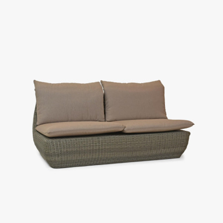 Rattan-Eckgartenmöbel braun, Cavalo