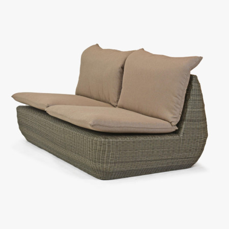 Rattan-Eckgartenmöbel braun, Cavalo