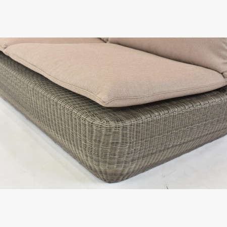 Rattan-Eckgartenmöbel braun, Cavalo