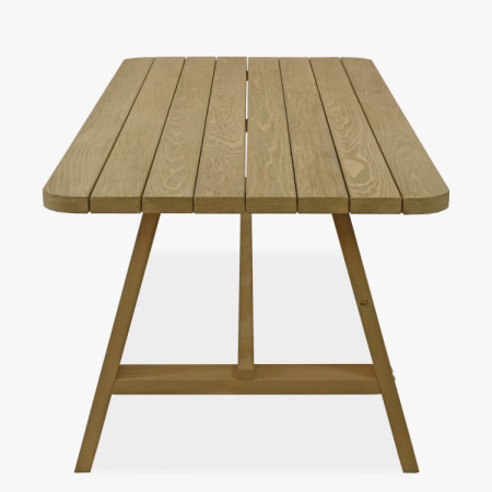 Gartenset Tisch und 4 x Rattanstühle