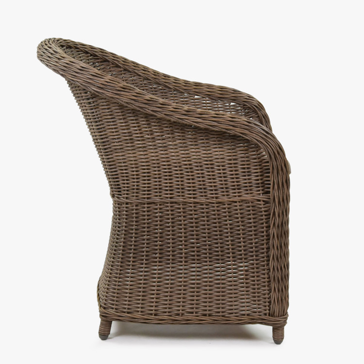 Gartenset Tisch und 4 x Rattanstühle