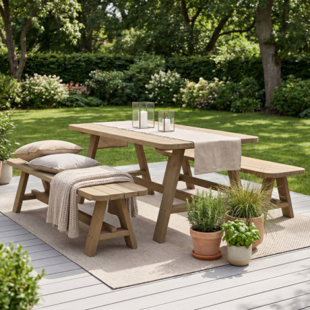 Zahradní sestava Tisch und 2 x Bänke Matus