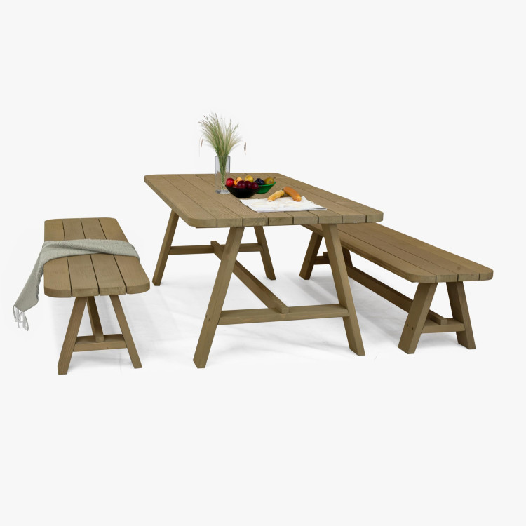 Zahradní sestava Tisch und 2 x Bänke Matus