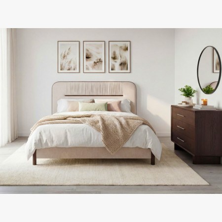 Kommode Koper mit 3 Schubladen in Walnussfarbe