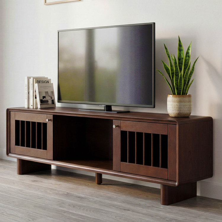 Design TV-Lowboard in nussbaum – 180 cm