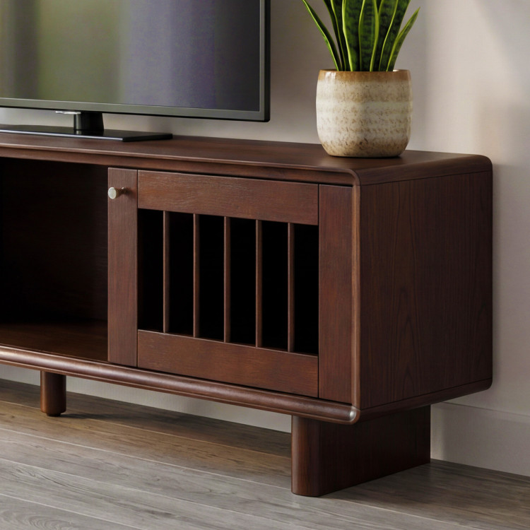 Design TV-Lowboard in nussbaum – 180 cm