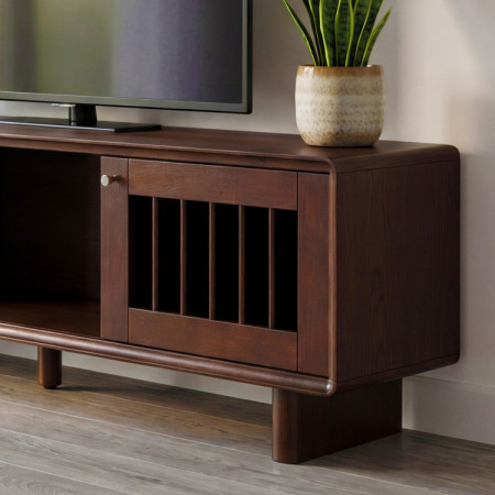 Design TV-Lowboard in nussbaum – 180 cm