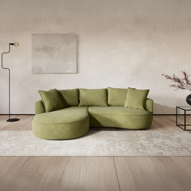 Zauberhafte Eckcouch SANA – linke Ecke