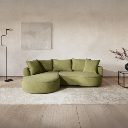 Zauberhafte Eckcouch SANA – linke Ecke