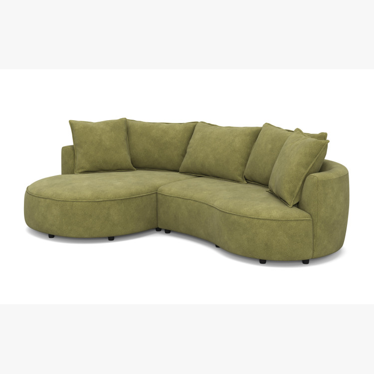 Zauberhafte Eckcouch SANA – linke Ecke