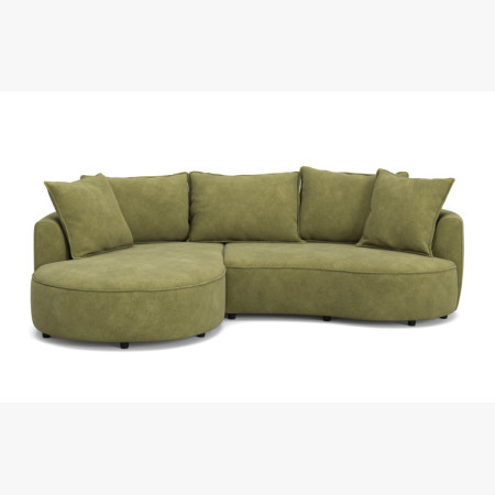 Zauberhafte Eckcouch SANA – linke Ecke