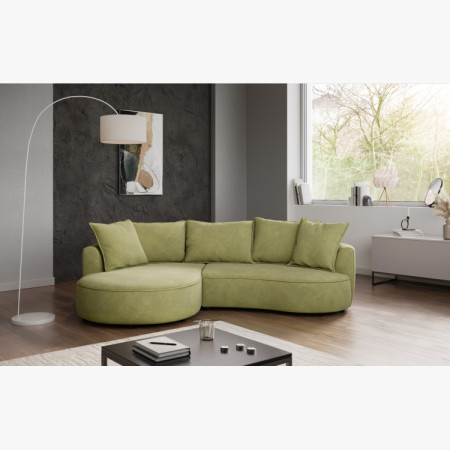 Zauberhafte Eckcouch SANA – linke Ecke