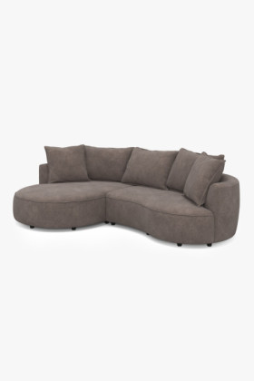 Zaokrohltes Ecksofa SANA – linke Ecke 2