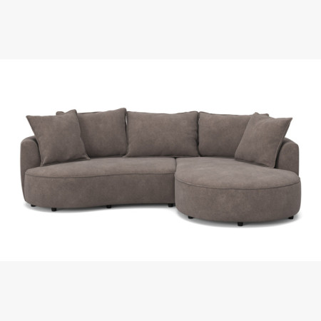 Zaokrąhltes Ecksofa SANA – rechter Eckteil