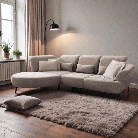 Sedergarnitur DANCE Sofa mit verstellbarem Komfort - linke Ecke