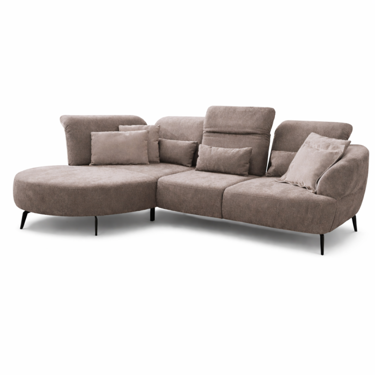 Sedergarnitur DANCE Sofa mit verstellbarem Komfort - linke Ecke