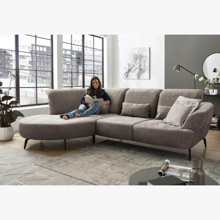 Sedergarnitur DANCE Sofa mit verstellbarem Komfort - linke Ecke