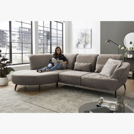 Sedergarnitur DANCE Sofa mit verstellbarem Komfort - linke Ecke