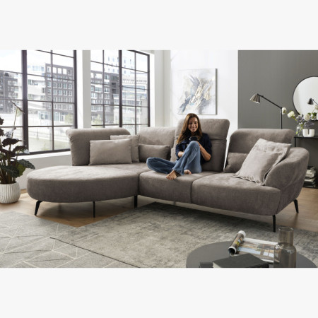 Sedergarnitur DANCE Sofa mit verstellbarem Komfort - linke Ecke