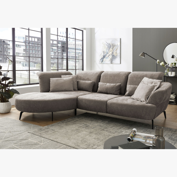 Sedergarnitur DANCE Sofa mit verstellbarem Komfort - linke Ecke