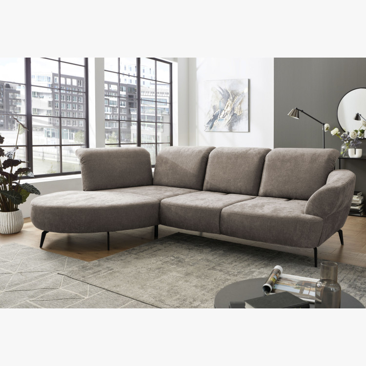 Sedergarnitur DANCE Sofa mit verstellbarem Komfort - linke Ecke